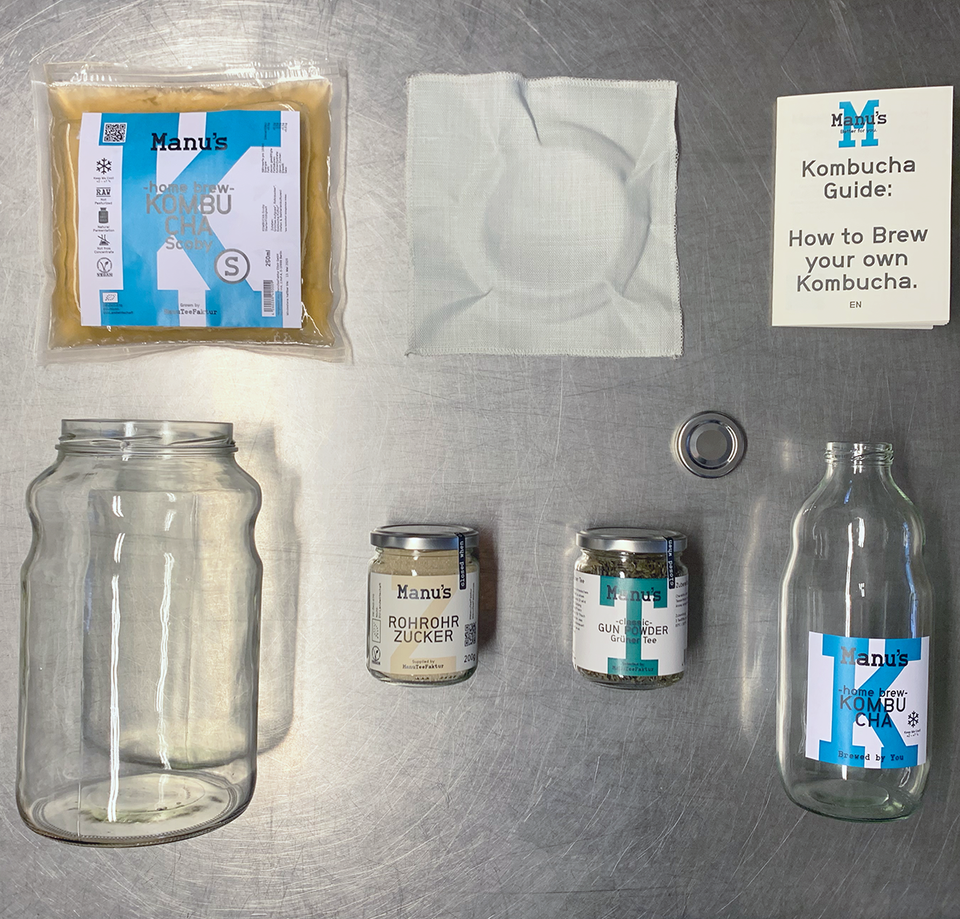 Kombucha Scoby Starter Set - ManuTeeFaktur