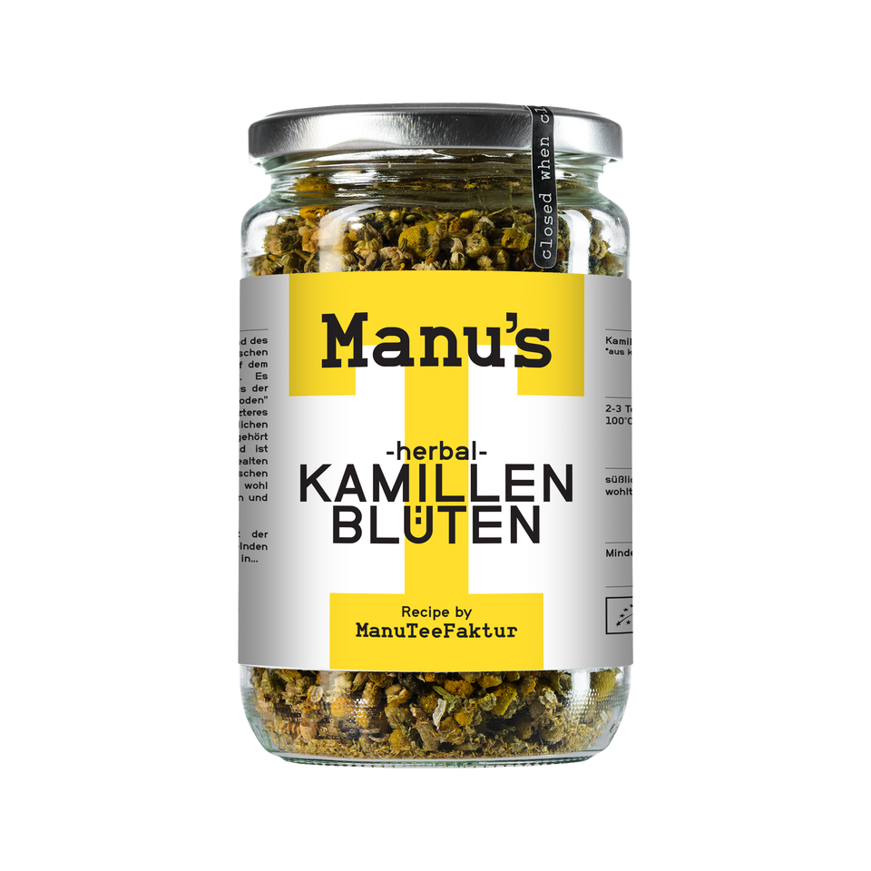 Kamillenblütenköpfe Tee