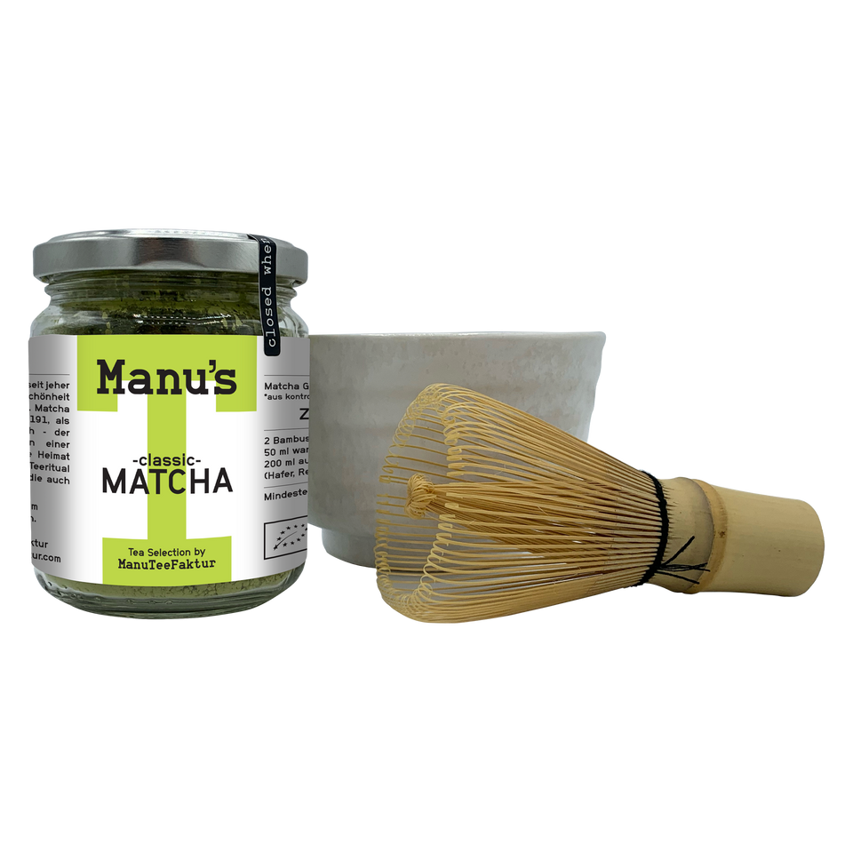 Manu's Matcha Tee Set